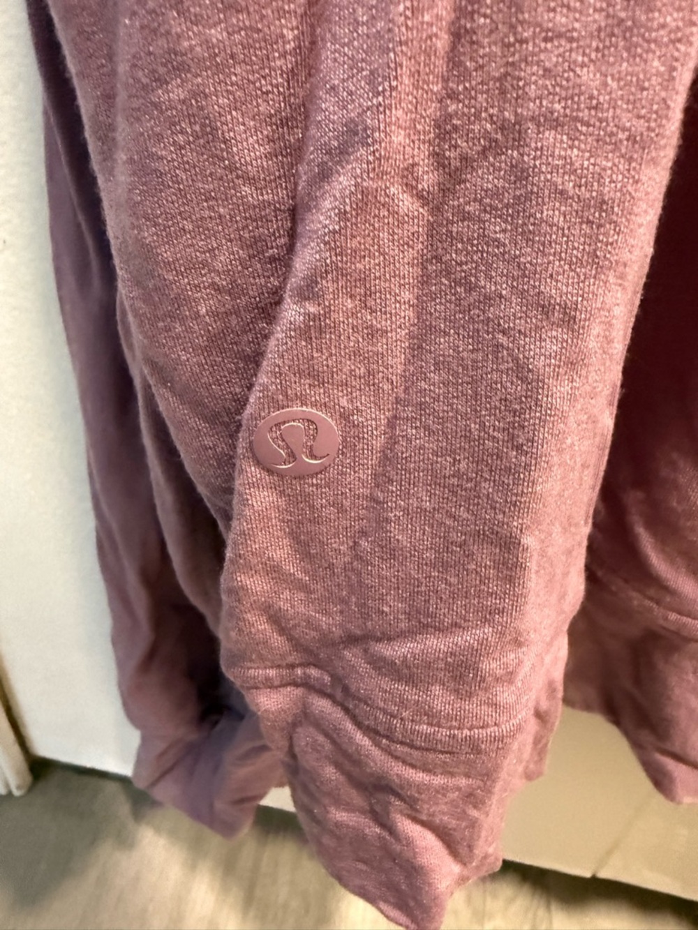 Lululemon Athletica BeCalm Scoop Neck Pullover in Pink Haze. Size XL - Picture 6 of 6